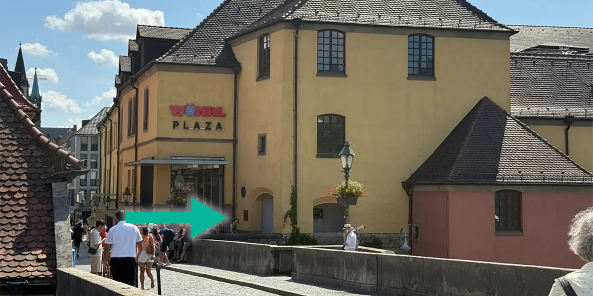 Main-Brücke-Eingang